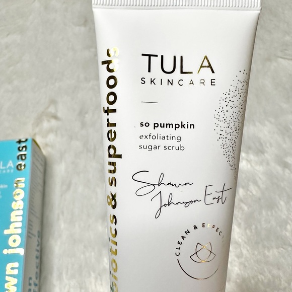 NIB Tula Skincare So Pumpkin Exfoliating Sugar Scrub Full Size 2.9oz - Picture 3 of 10